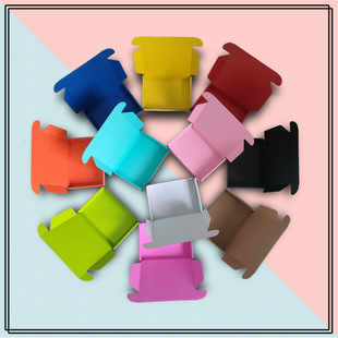 Double-Sided Color Airplane Box Carton Flat Box Black Clothing Packaging Box Wholesale Pink Same Color Express Box Printable