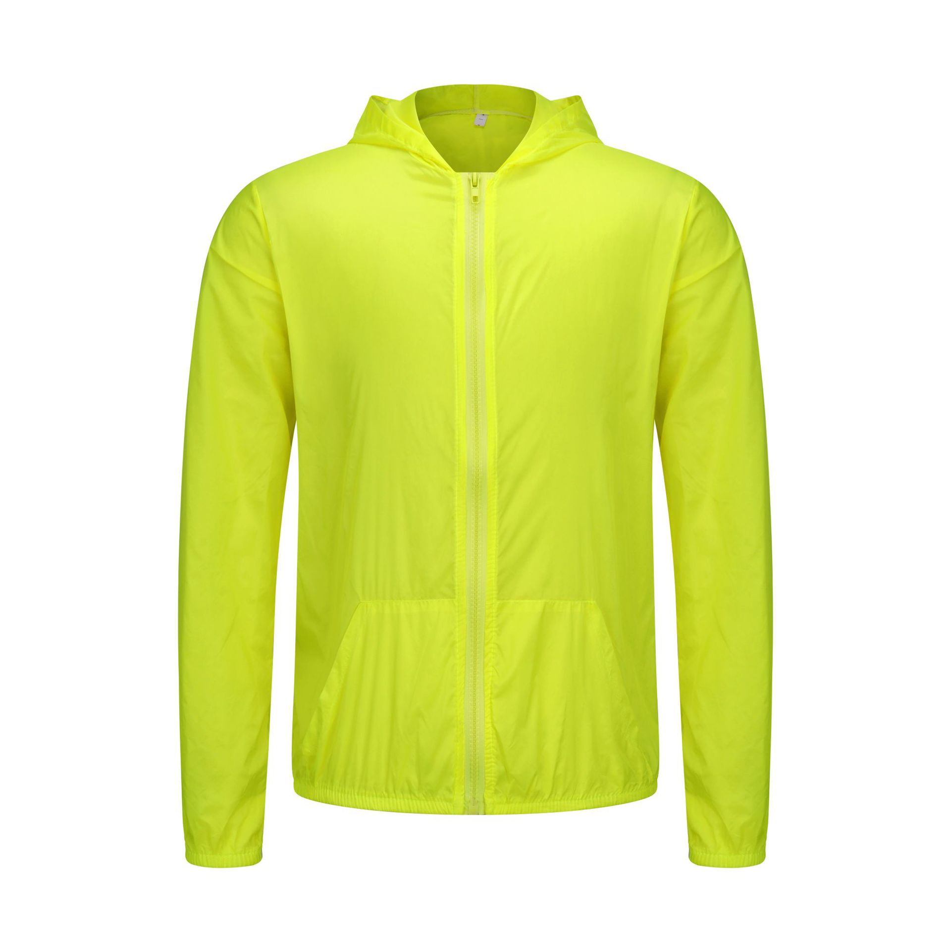 Color caramelo ropa de piel transpirable ultraligera al aire libre verano protección UV protección solar chaqueta superior hombres y mujeres personalizados