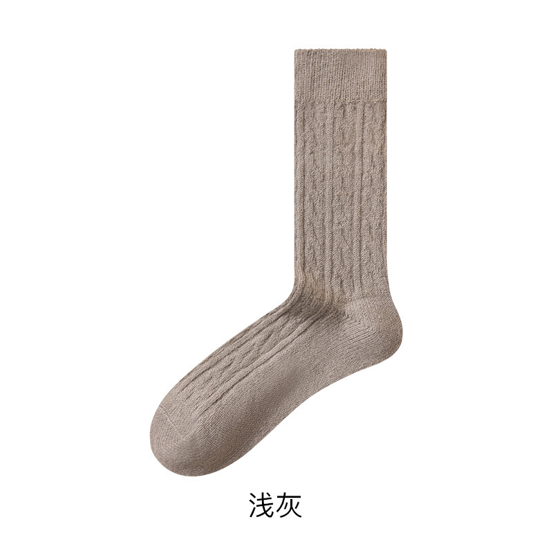 秋冬多巴胺袜子女长筒袜ins潮纯色日系薄款堆堆袜芭蕾风配小皮|undefined