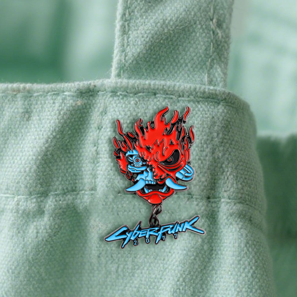 Punk 2077 Ghost Warrior Badge Adventure Game Peripheral Enamel Pin Cosplay Gift Backpack Accessories
