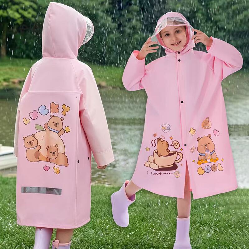 Wholesale Thickened Extra Large Full Body Waterproof Maillard Poncho with Schoolbag Bits for Primary and Secondary School Students Wholesale Thickened Extra Large Full Body Waterproof Maillard Poncho with Schoolbag Bits for Primary and Secondary School Students