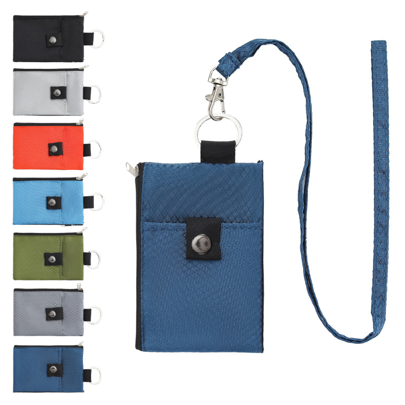 Cross-Border New Multifunctional Card Holder Keychain Rfid Anti-Theft Ultra-Thin Mini Wallet Compact Card Case Can Be Worn Around the Neck Cross-Border New Multifunctional Card Holder Keychain Rfid Anti-Theft Ultra-Thin Mini Wallet Compact Card Case Can Be Worn Around the Neck