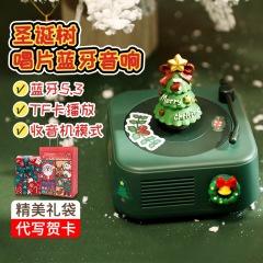 クリスマスのブルートゥースのスピーカーの創意的な贈り物は家庭用の無線の小さいスピーカーのカードの誕生日プレゼントのブルートゥースの音響を注文します。