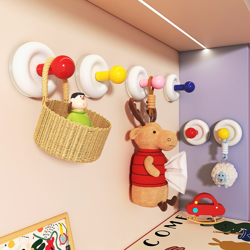 Suction cup entrance hook, strong load-bearing adhesive, no drilling required, a magic tool for placing keys and hats at the door entrance Suction cup entrance hook, strong load-bearing adhesive, no drilling required, a magic tool for placing keys and hats at the door entrance
