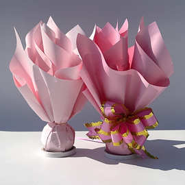 圣诞节苹果平安果单色韩风纸防水塑料纸鲜花包装材料平安夜包花纸