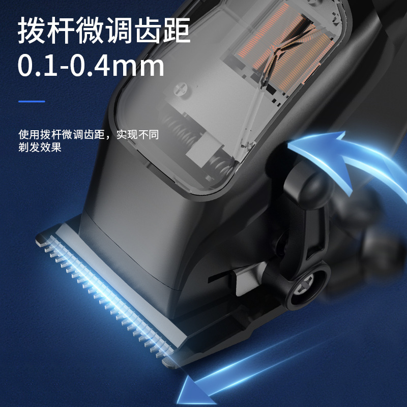 メーカーの回廊の専門の大出力の理髪器の万回転の高速モーターの電気は切って家庭のUSB充電の電気を切って押します。|undefined