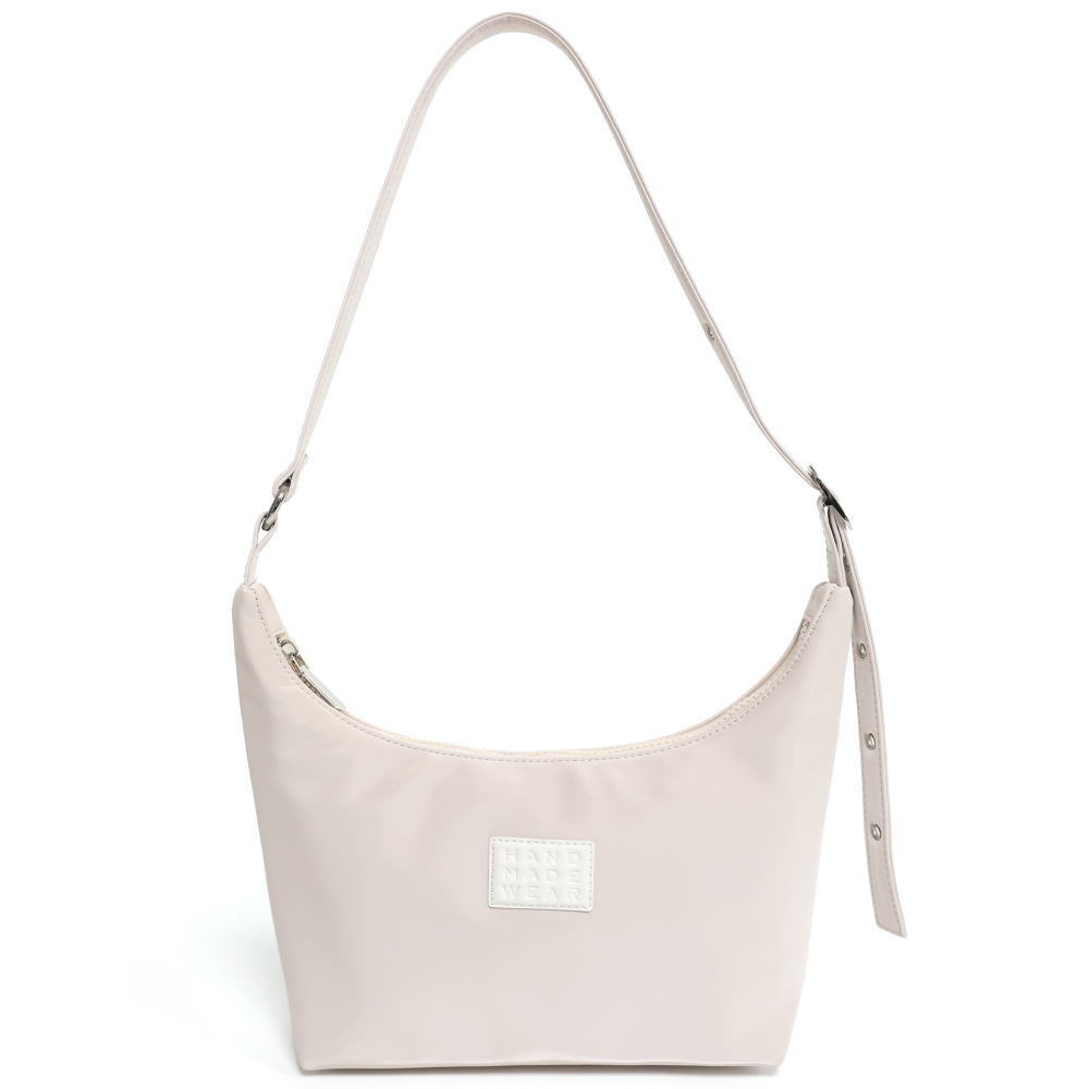 Women's Soft Leather Underarm Bag 2025 Trendy New High-End Crescent Bag Niche Fashion Commuter Crossbody Dumpling Bag - Thumbnail 7