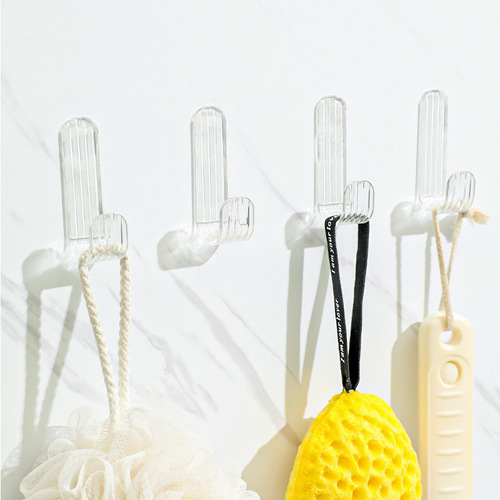 Acrylic sticky hook for clothes, strong punch-free, bathroom, bedroom door behind the wall traceless hook