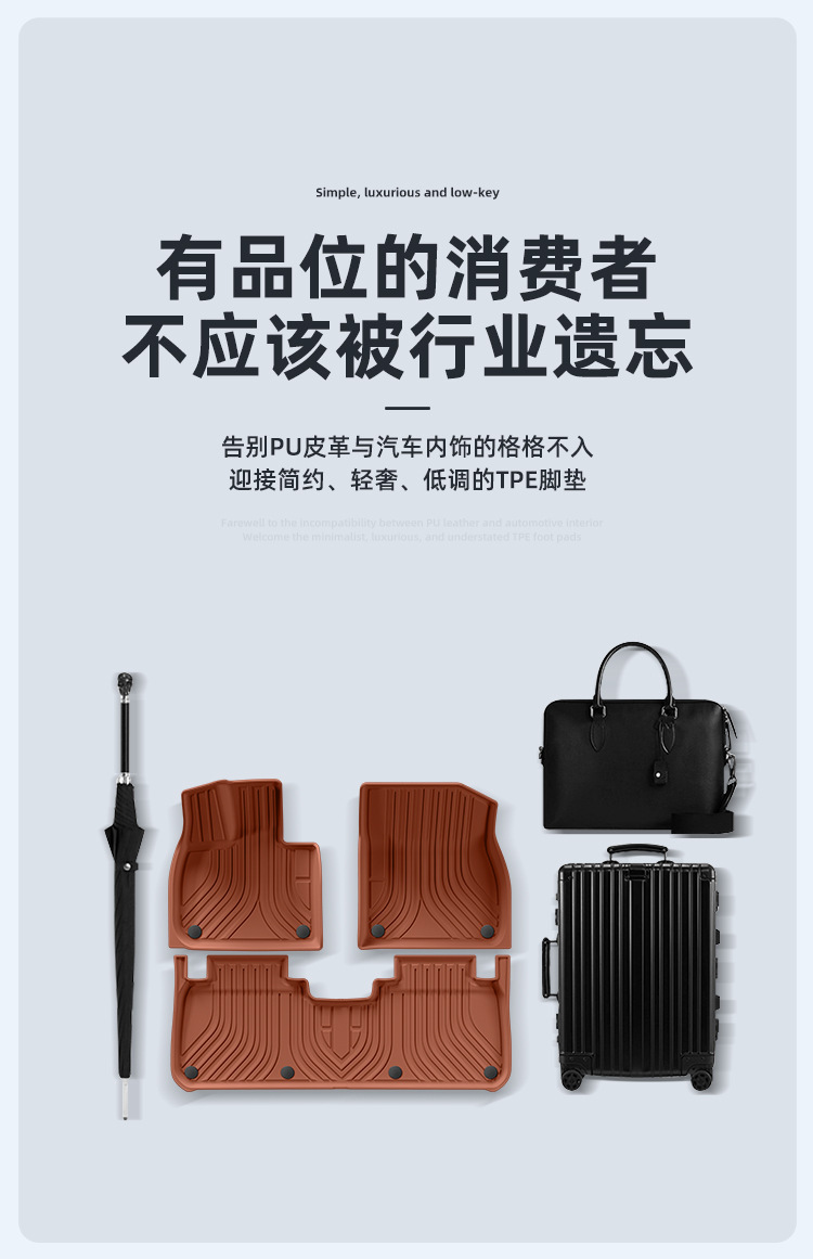 Suitable for 23-24 Ideal L7 Car Floor Mats, Special Car Floor Mats, Full Tpe Floor Mats, Trunk Mats, Drop Shipping