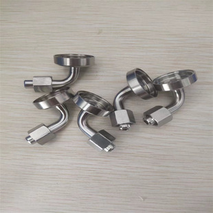 Stainless Steel Hose Joint Hardware Hydraulic Accessories High Pressure Oil Pipe Joint Clamp Joint Explosion-proof Pipe Joint