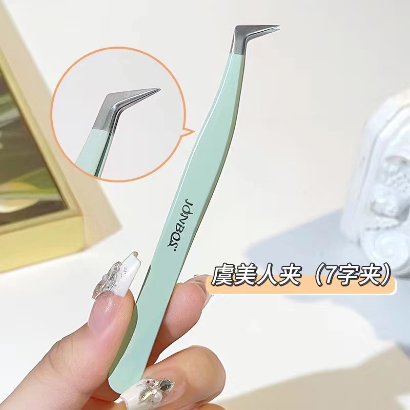 Lindo pestañas Shangpin 12 filas de gran capacidad gato genio dibujos animados pestañas postizas naturales solo racimo split tipo diablo espejo superior pestañas