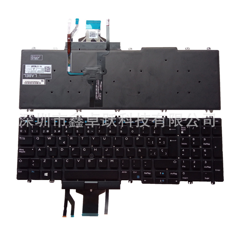 SP applicable to Dell Precision 7530 E7530 M7530 notebook keyboard