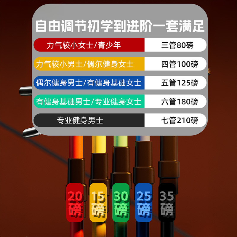 Rope, elastic elastic strap for gym, equipment for training