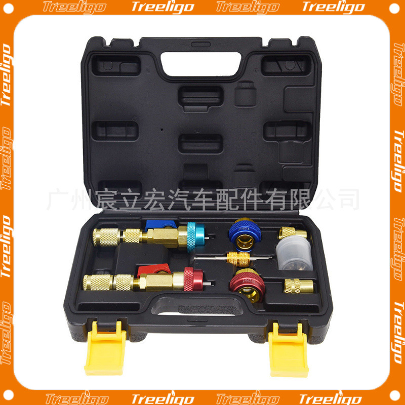 Aire acondicionado para el hogar y el automóvil R22, R134a, R1234yf Herramienta de desmontaje del núcleo de la válvula Juego de versión mejorada