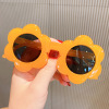 Fashionable children's sunglasses, cute glasses solar-powered, city style, flowered