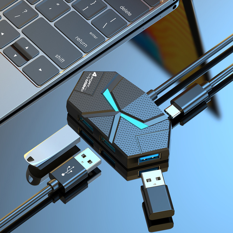 3.0usb expander expansion dock one drag seven hub computer notebook external u disk conversion multi-function