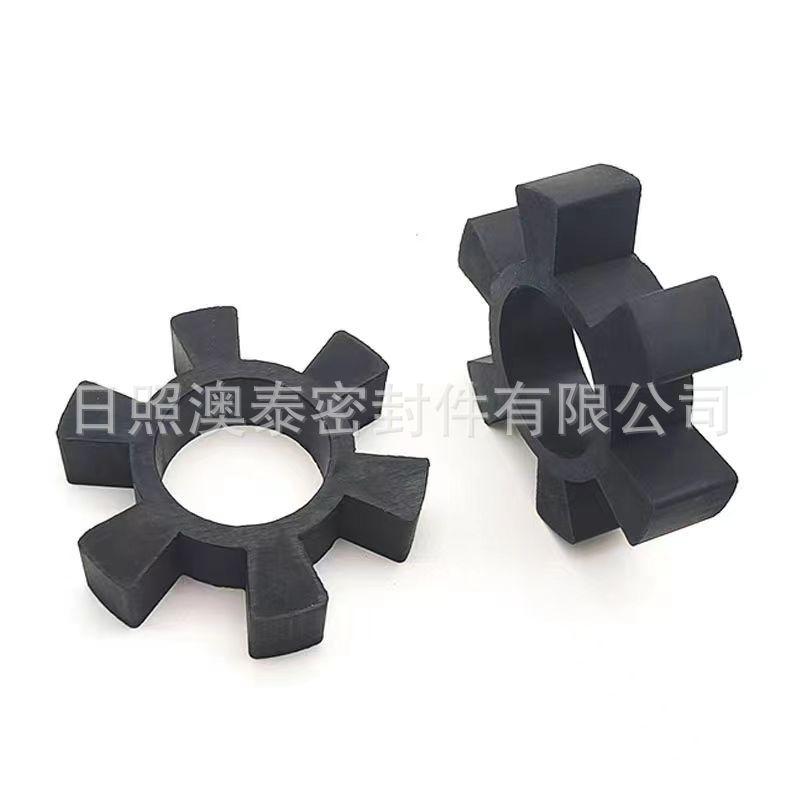 澳泰橡塑厂销售 六角梅花垫 梅花减震垫 联轴器缓冲橡胶垫