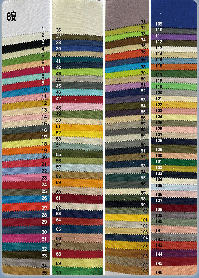 Lona colorida de algodón puro más vendida en stock 6A8A12A16A material para zapatos de equipaje tela gran cantidad preferencial directo del fabricante