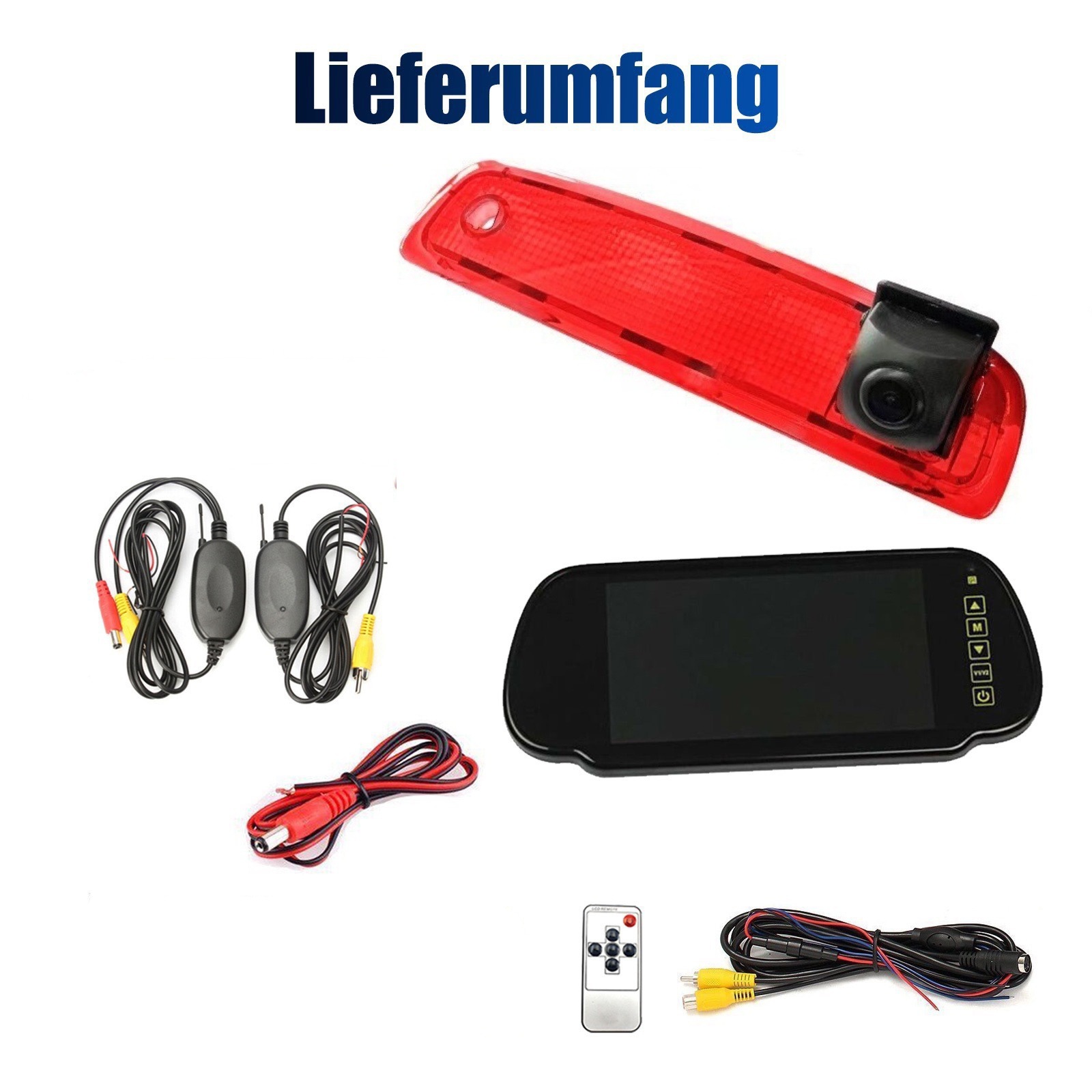 7inch 백미러 무선 모듈 반전 이미지