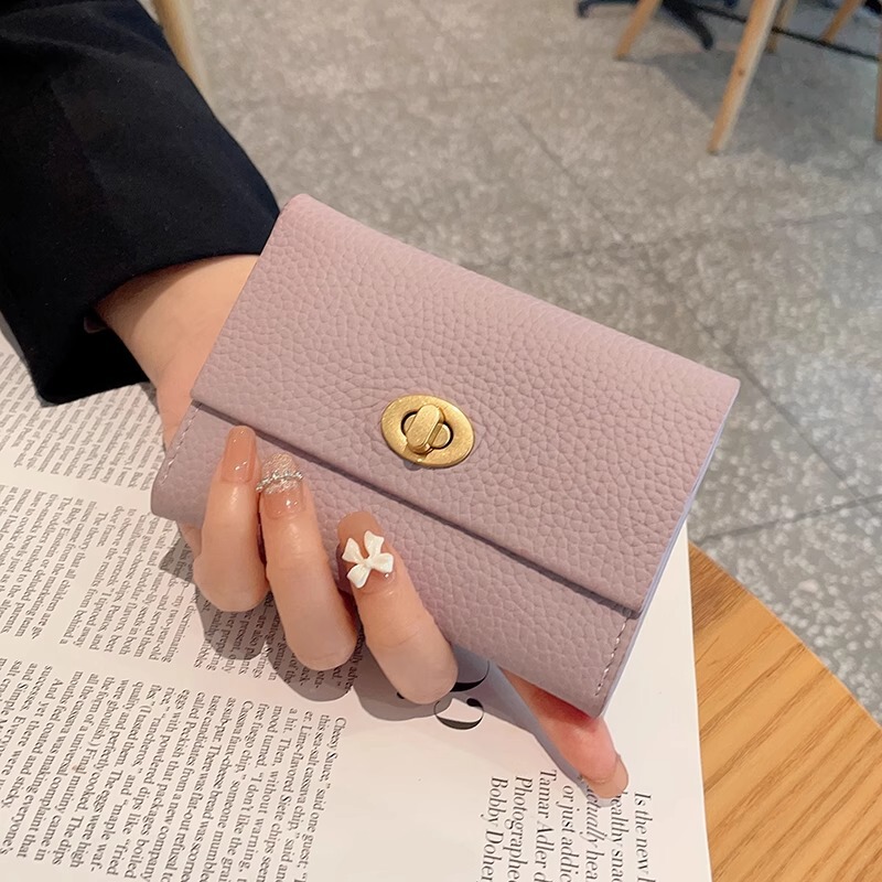 2025 New Genuine Leather Compact Coin Purse Mini Card Holder Coin Purse All-In-One Wallet Classy Exquisite Hot Style 2025 New Genuine Leather Compact Coin Purse Mini Card Holder Coin Purse All-In-One Wallet Classy Exquisite Hot Style
