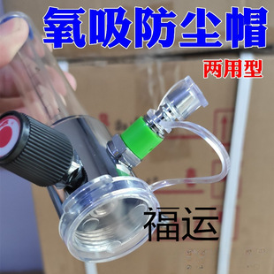 Oxygen Inhaler Dust Plug Dust Cover Oxygen Flow Meter Cap Sealing Plug Sealing Plug Humidification Humidification Bottle