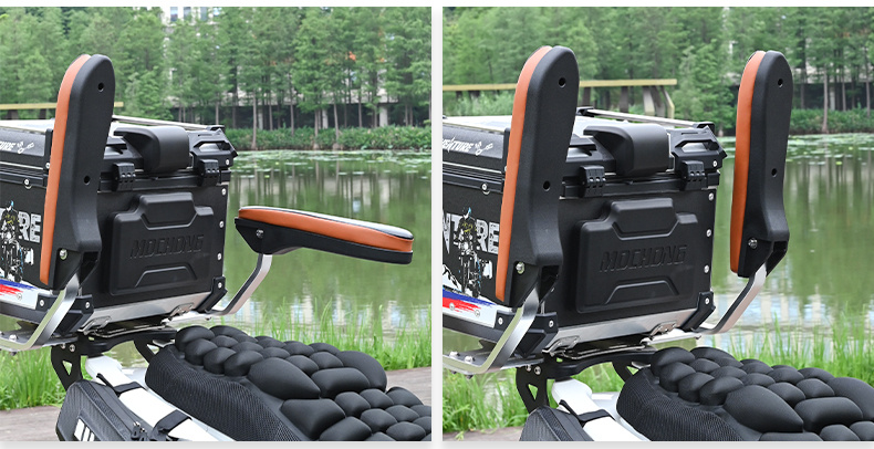 Motorcycle Rear Seat Armrest Foldable Rally Electric Vehicle Scooter Uy Neutral Armrest Restoration Accessories