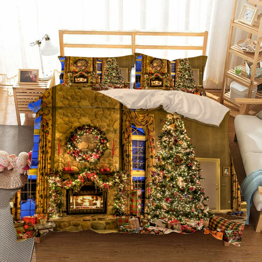 (Cross-border trading), duvet cover, comfortable set, bedding, 3 piece set