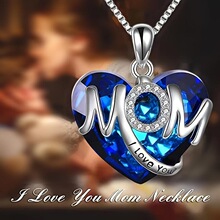 E 18281 Butterfly Crescent Necklace ������������ ŷ�������