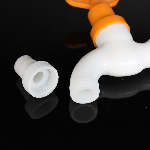 PVC Plastic Faucet for Home 4/6 Way Explosion Proof Connecting Pipe for Kitchen Balcony Laundry Mop Basin Instant Open Faucet