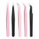 Factory Spot Elbow False Eyelash Tweezers Eyelash Artist Grafting Eyelash Curler Colorful Elbow Clip Tool