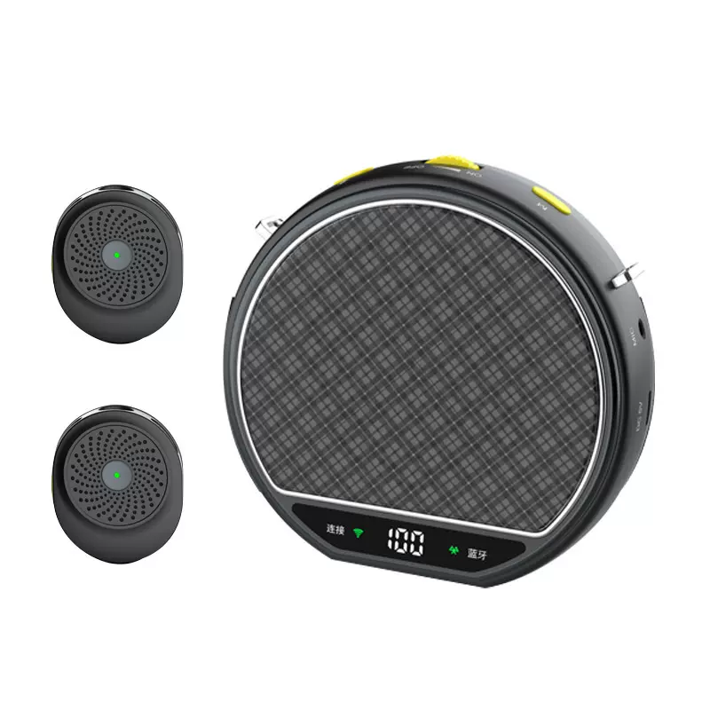 爆款M28扩音器小蜜蜂老教师专用讲课无线领夹麦克风导游喇叭话筒