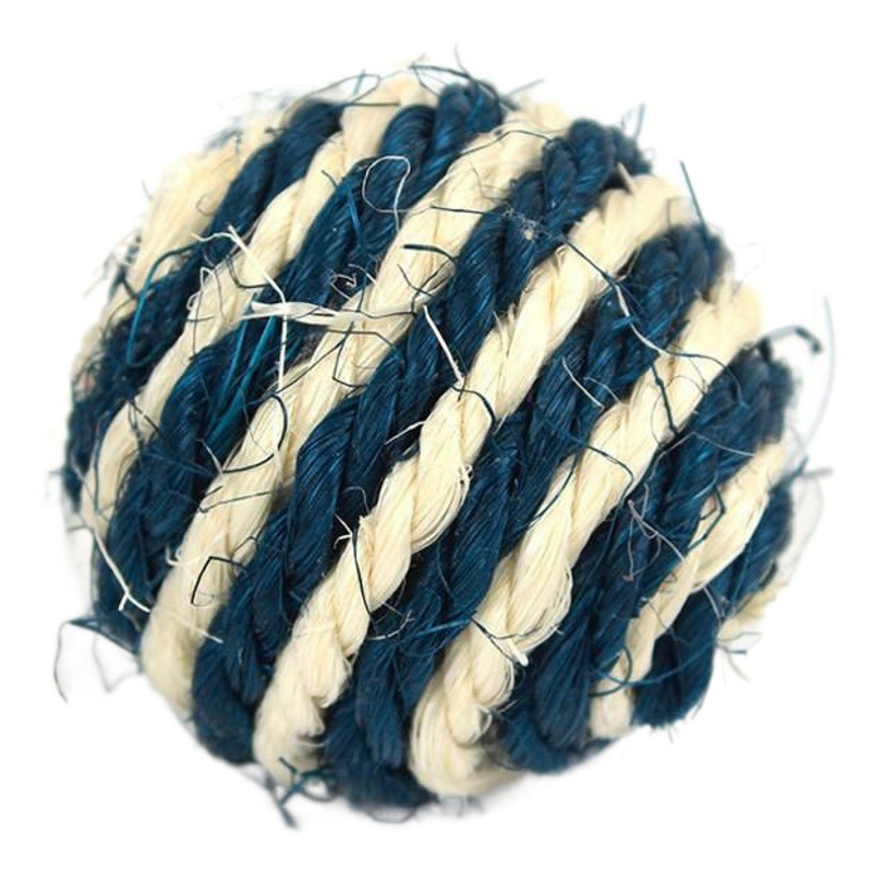 Amazon rayado BOLA DE Sisal al por mayor gato Bola de juguete gato rascador bola mascota juguete divertido gato caminando gato suministros de juguete
