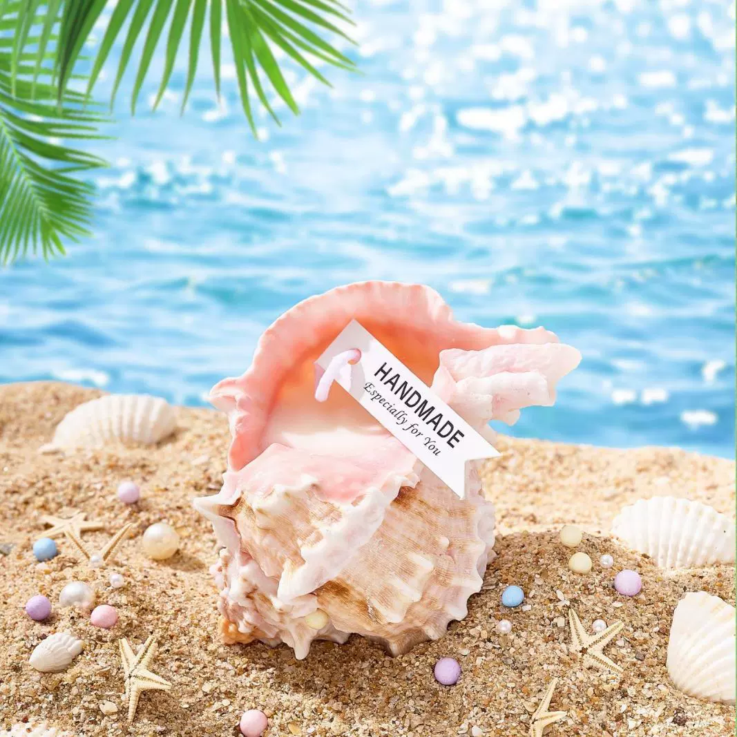 海边城市旅游纪念品生日礼物毕业礼物家居创意摆件海螺香薰蜡烛