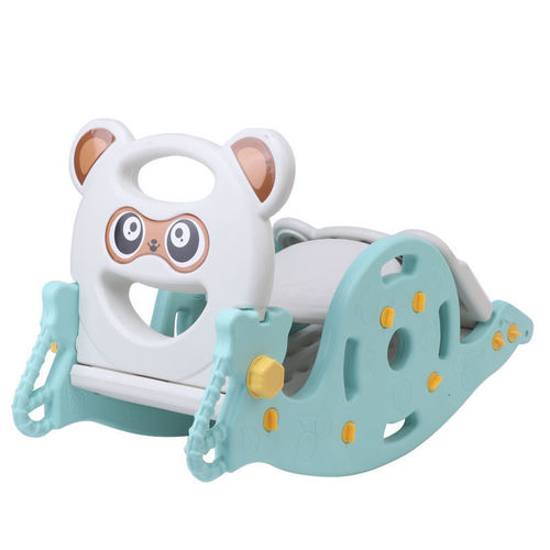 Children's indoor slide, swing horse, basketball hoop three-in-one, unisex multifunctional home small amusement park toy