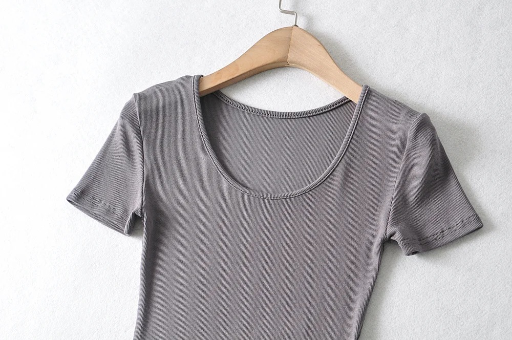 round neck short-sleeved T-shirt  NSAC28192