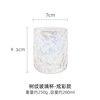 Creative colorful glass bark grain water cup whiskey glass home breakfast milk juice cup wood grain cup batch