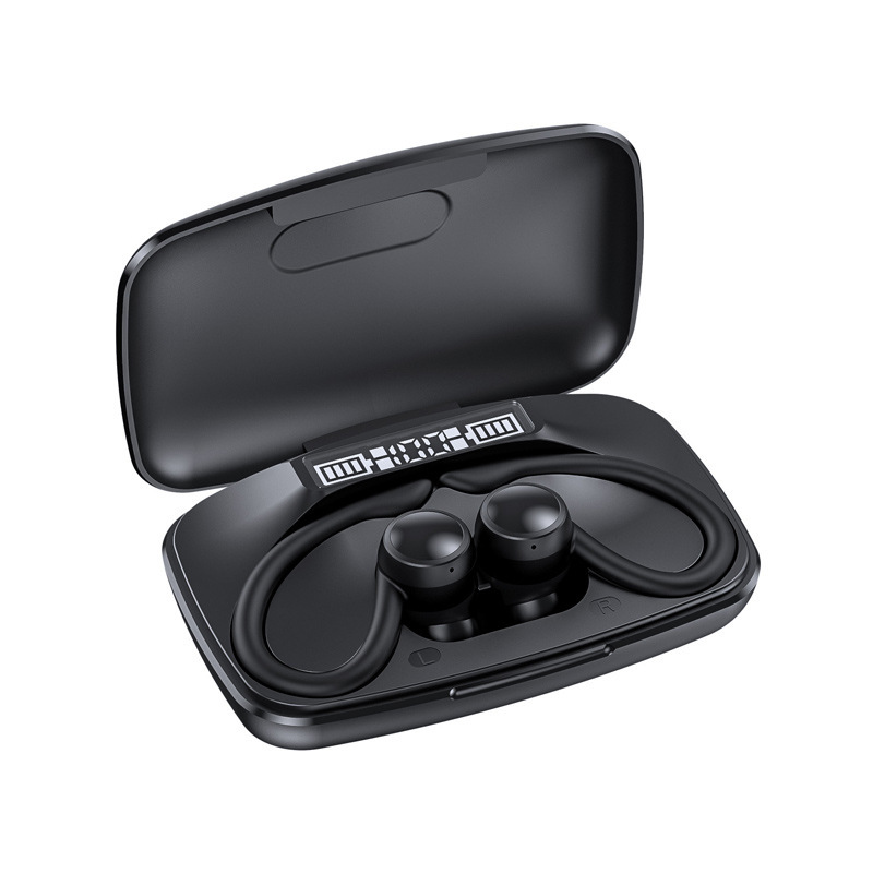 工場は新型耳掛け式y7無線bluetoothイヤホン運動ランニング専用プライベートモデルtws帯デジタル表示を提供している|undefined