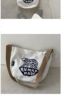 Demi-season cartoon capacious shopping bag, handheld lunch box, банка для хранения for leisure, food bag