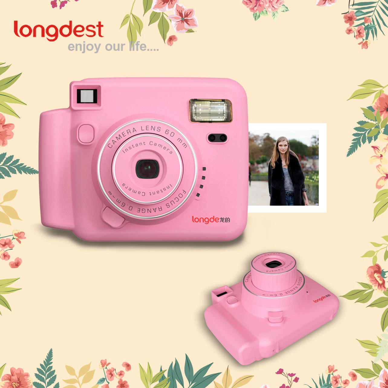 Фотобумага Polaroid 3 дюйма для моментальной камеры mini7/mini8/mini9/mini11/mini ccd