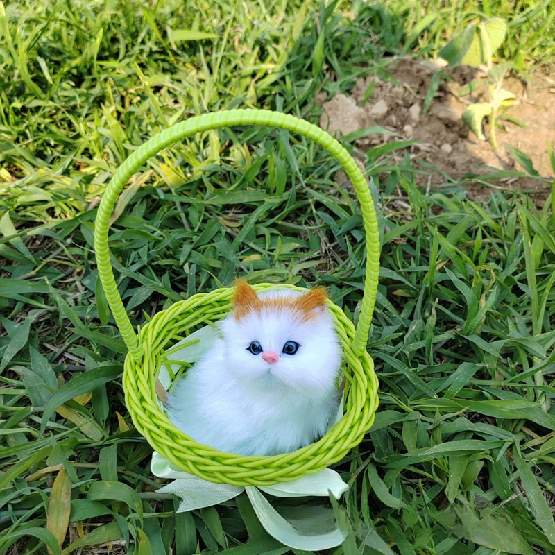 Реалистичная игрушка, корзина, модель животного