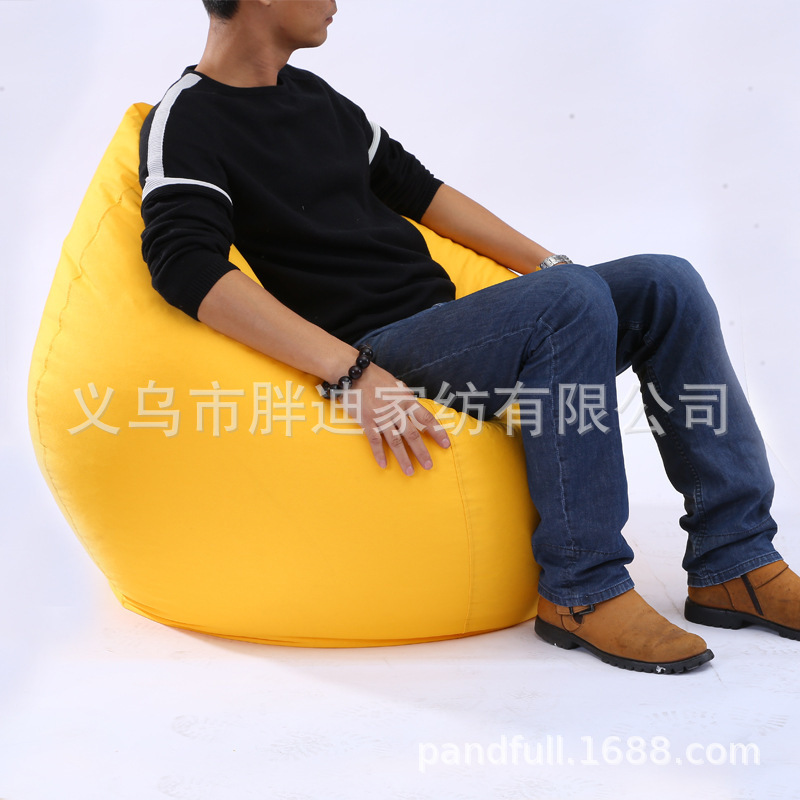Cross-border Hot Selling Lazy Sofa Bean Bag Cloth Cover Tatami Chair Simple Sofa Chair Available Indoor and Outdoor