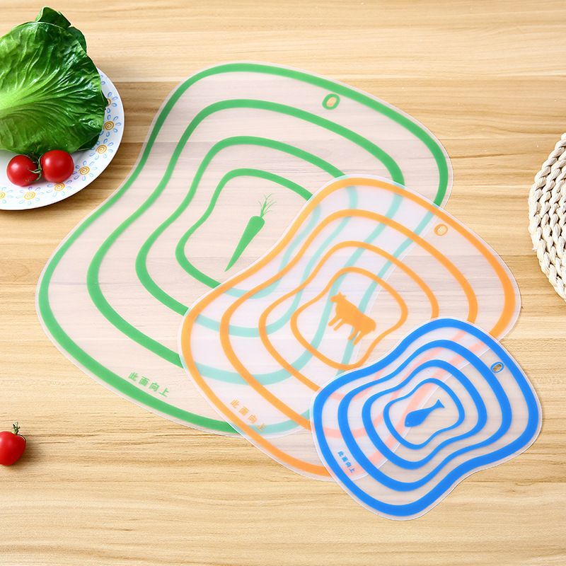 多功能迷你环保切菜板切水果学生家用透明软磨砂菜板砧板案板宿舍|undefined