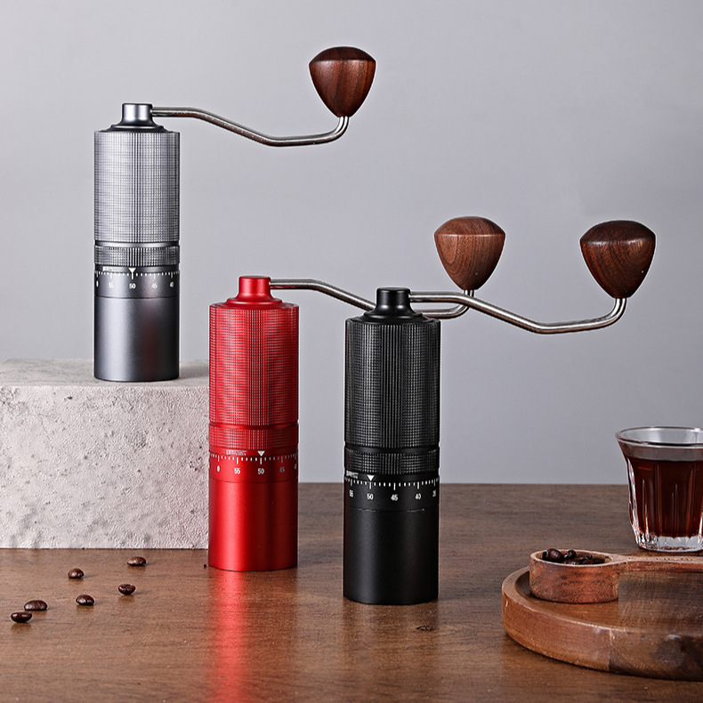 Medium hand grinder coffee bean grinder portable coffee machine household external manual grinder CNC