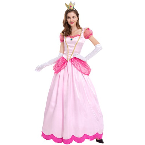 New Mary Blique Princess Dress Stage Costume Court Party Queen Dress Pink Peach Blossom Princess Costume