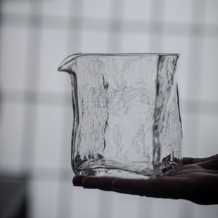 Thick heat-resistant borosilicate glass fair Cup square glass tea dispenser Tea Sea Cup large male Cup
