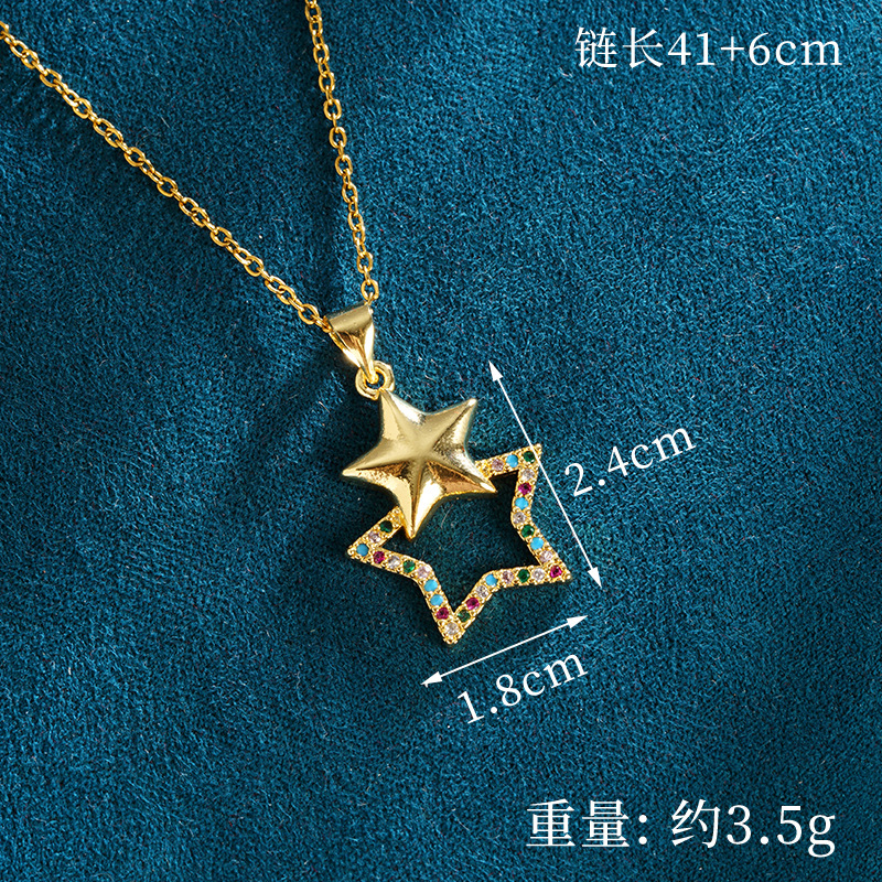 Collar de oro de arena de Vietnam, pentacos universales, pendientes simples, niñas dulces y lindas, joyas de alta calidad, Yiwu, fuentes