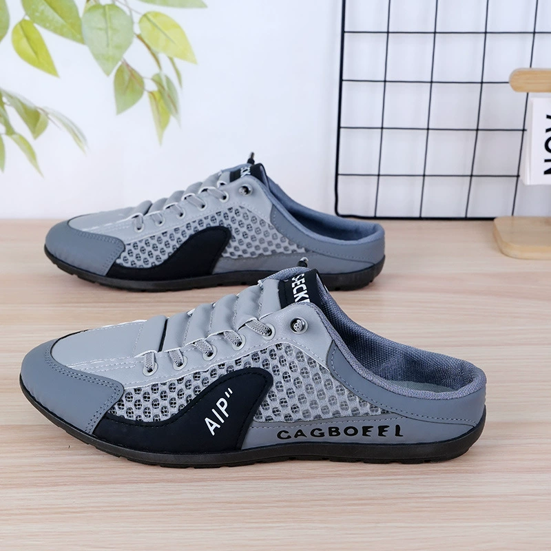 Men's breathable summer slippers, plus size
