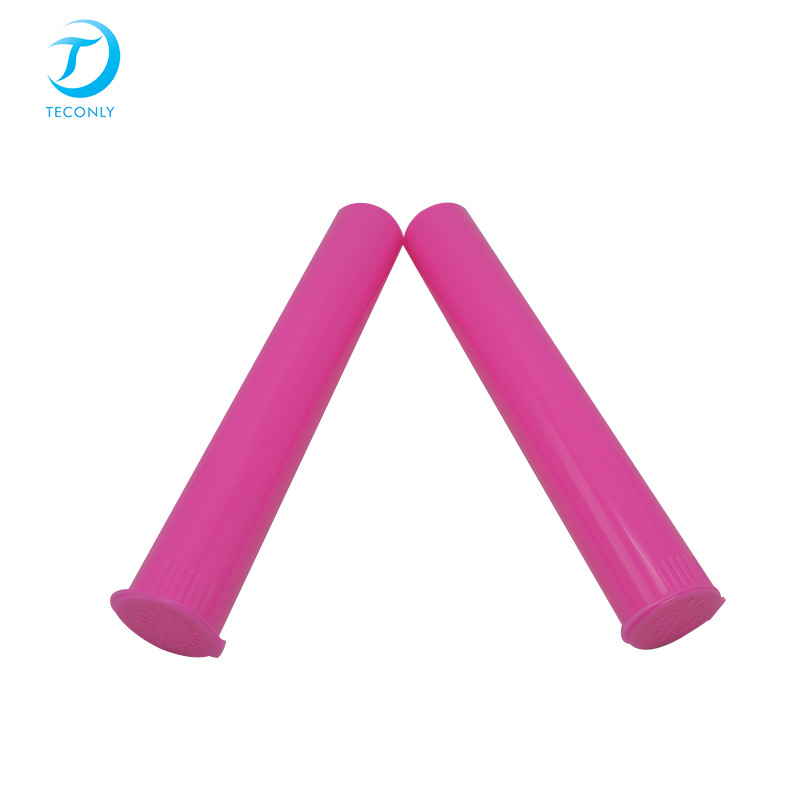 厂家大量供应PP包装管 防儿童锁试管黑色管一体盖弹跳管