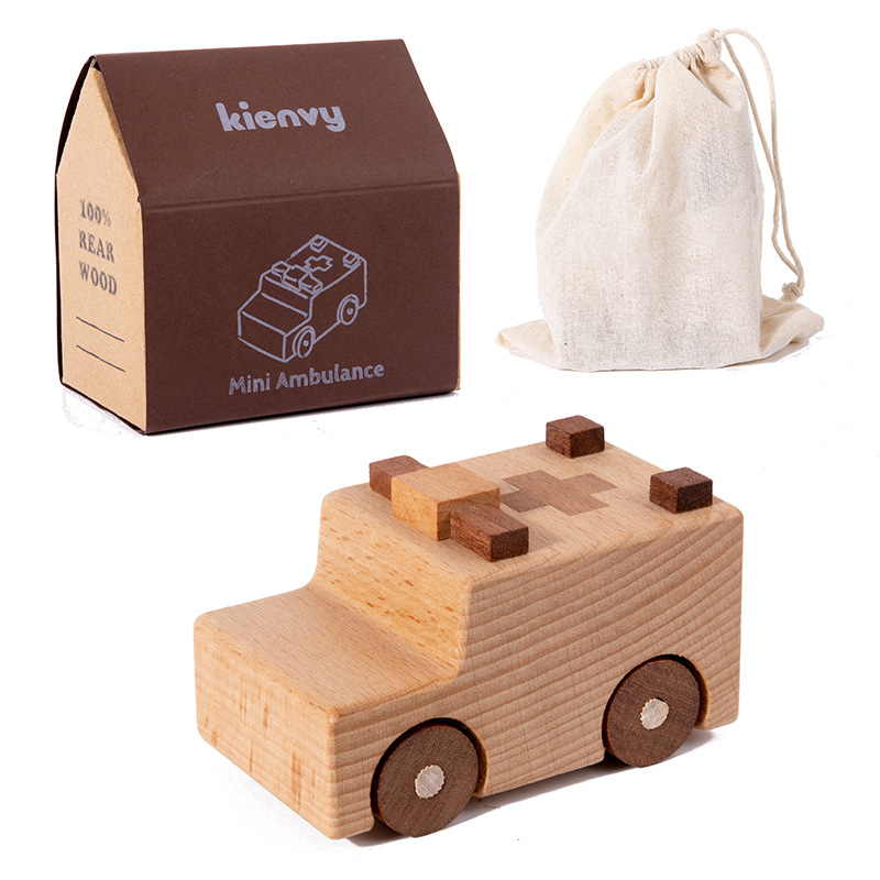 Ingeniería de rompecabezas de madera tridimensional transfronteriza carro avión para construir bloques de madera sólida para niños y niñas juguetes de puzzle regalo image 8