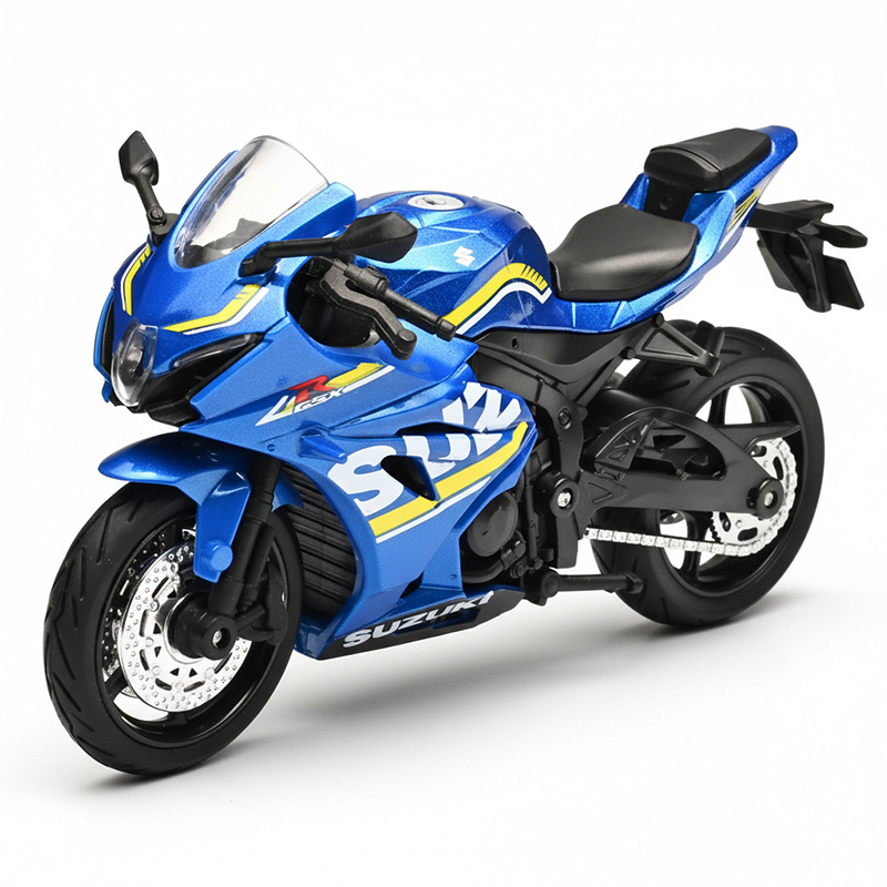 1: 18 Suzuki gsx1000 R motocicleta de aleación 3 - 6 años jardín de infantes juguetes locomotoras ayudas didácticas tempranas para niños